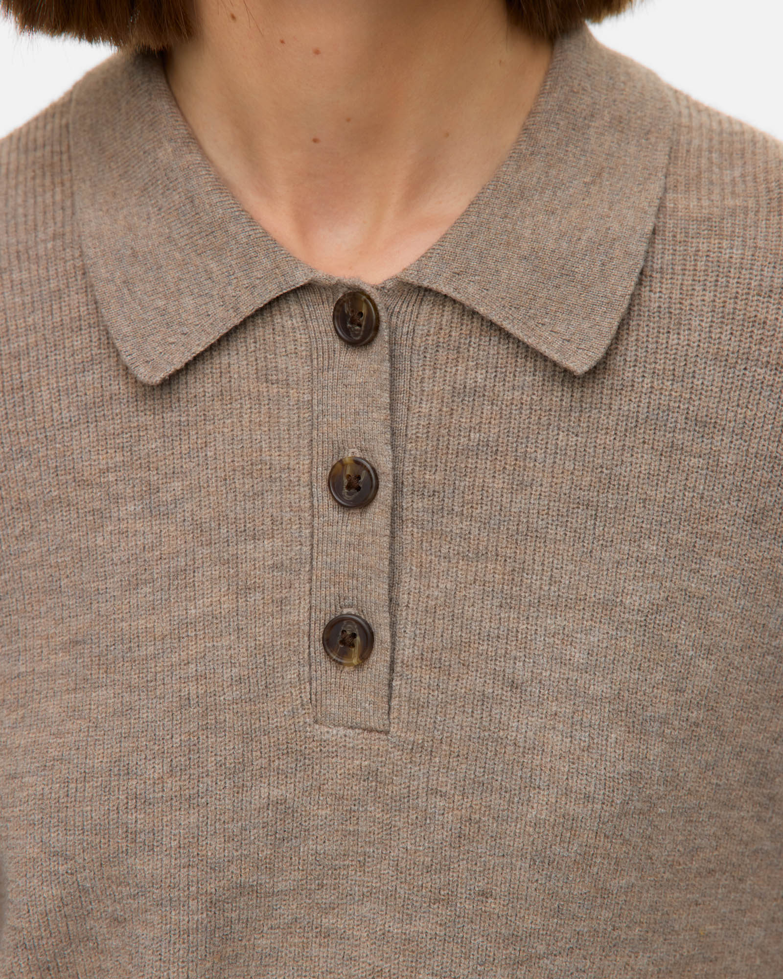 VMEXCITING POLO NECK PULLOVER